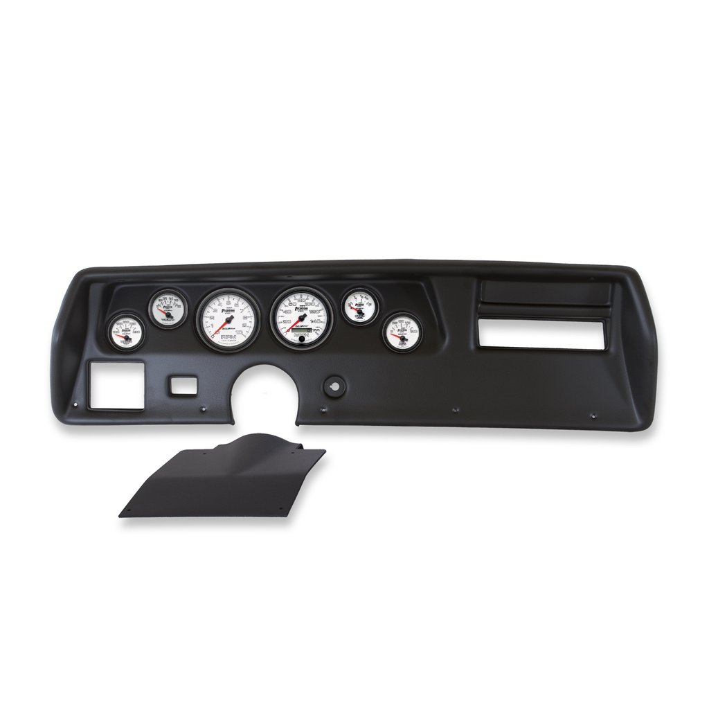 AutoMeter GAUGE KIT, 6 PC, CHEVELLESS/ELCAMINO/MONTE 70-72, RPM/MPH/FUEL/OILP/WTMP/BAT, PHANTOM II
