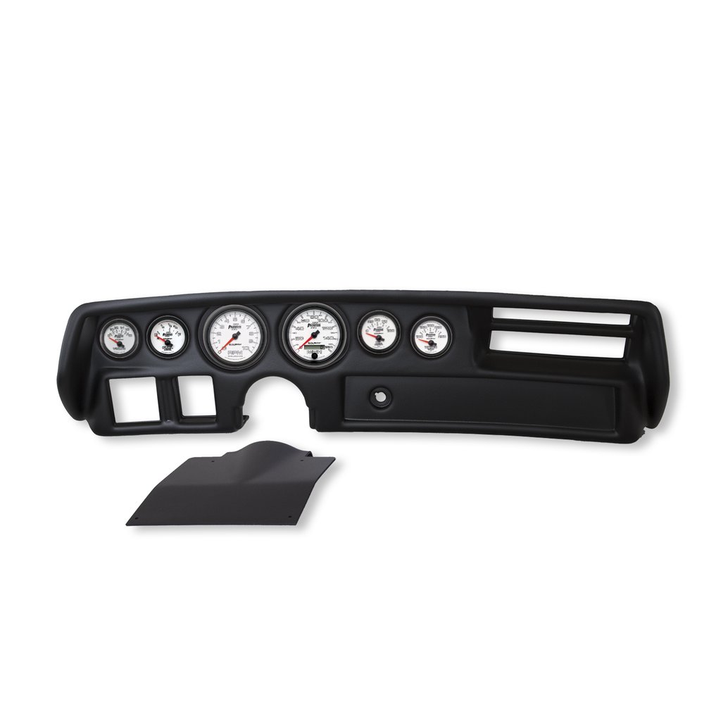 AutoMeter GAUGE KIT, 6 PC, CHEVELLE/ELCAMINO/MALIBU (NON SS) 70-72, RPM/MPH/FUEL/OILP/WTMP/VOLT, PHANTOM II