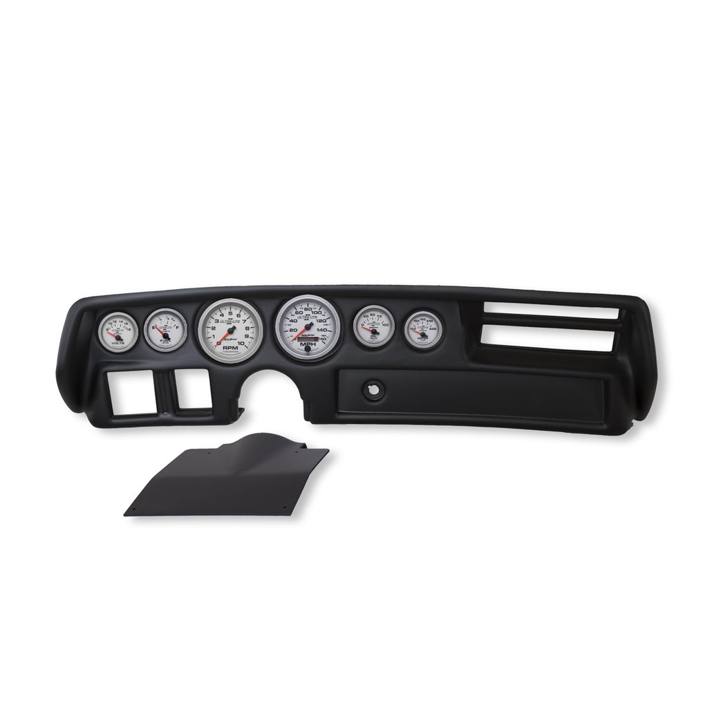 AutoMeter GAUGE KIT, 6 PC, CHEVELLE/ELCAMINO/MALIBU (NON SS) 70-72, RPM/MPH/FUEL/OILP/WTMP/VOLT, ULTRA-LITE II