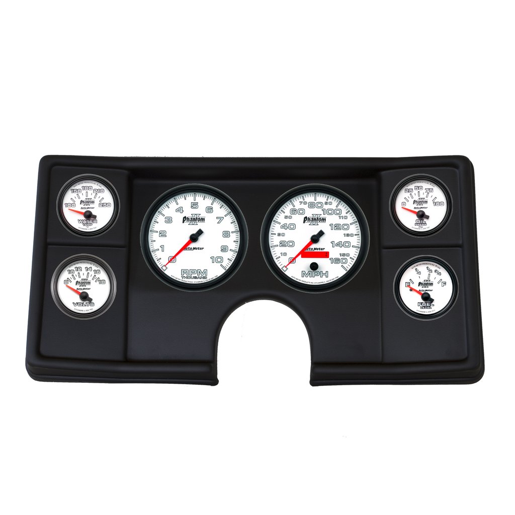 AutoMeter GAUGE KIT, 6 PC, MALIBU/EL CAMINO/MONTECARLO 82-87, PHANTOM II