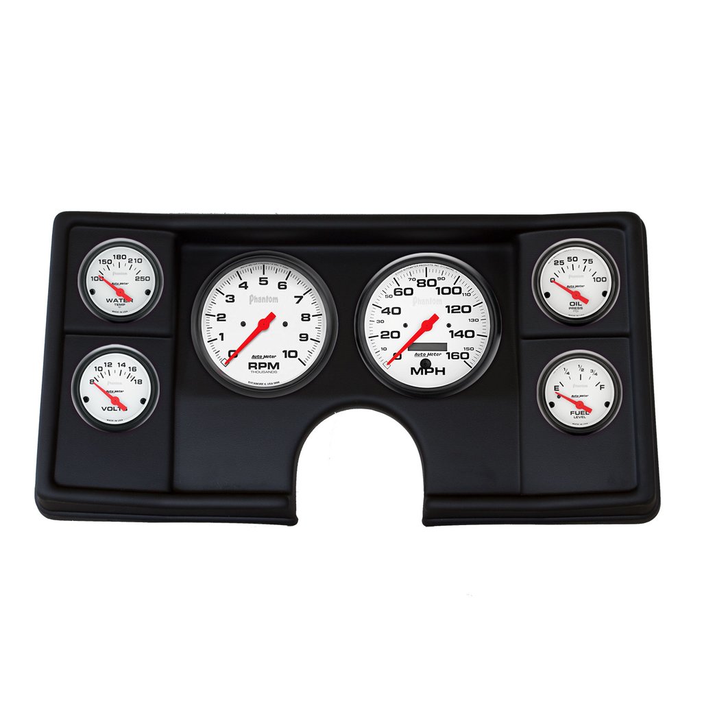 AutoMeter GAUGE KIT, 6 PC, MALIBU/EL CAMINO/MONTECARLO 82-87, PHANTOM