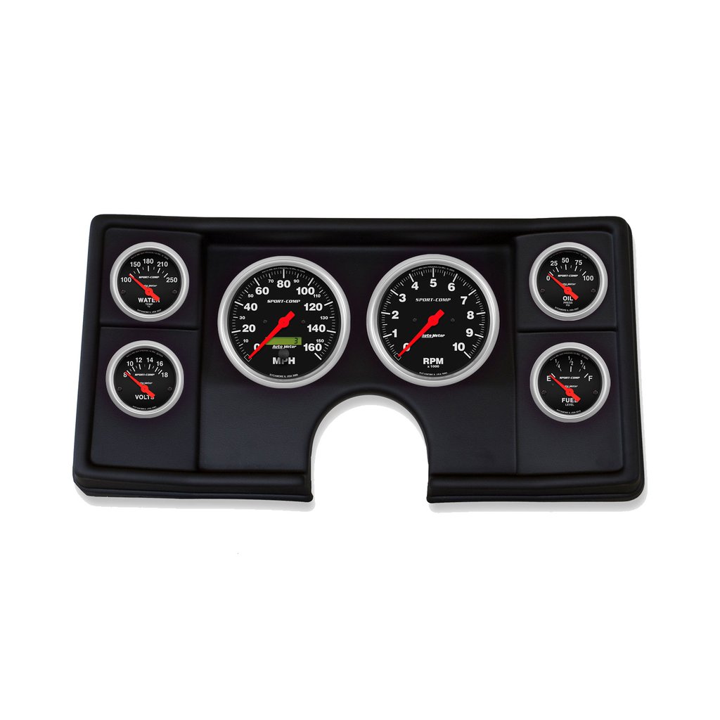 AutoMeter GAUGE KIT, 6 PC, MALIBU/EL CAMINO/MONTECARLO 82-87, SPORT-COMP