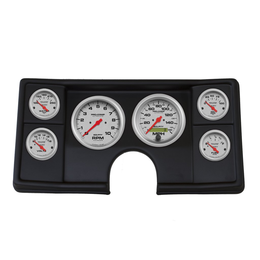 AutoMeter GAUGE KIT, 6 PC, MALIBU/EL CAMINO/MONTECARLO 82-87, ULTRA-LITE