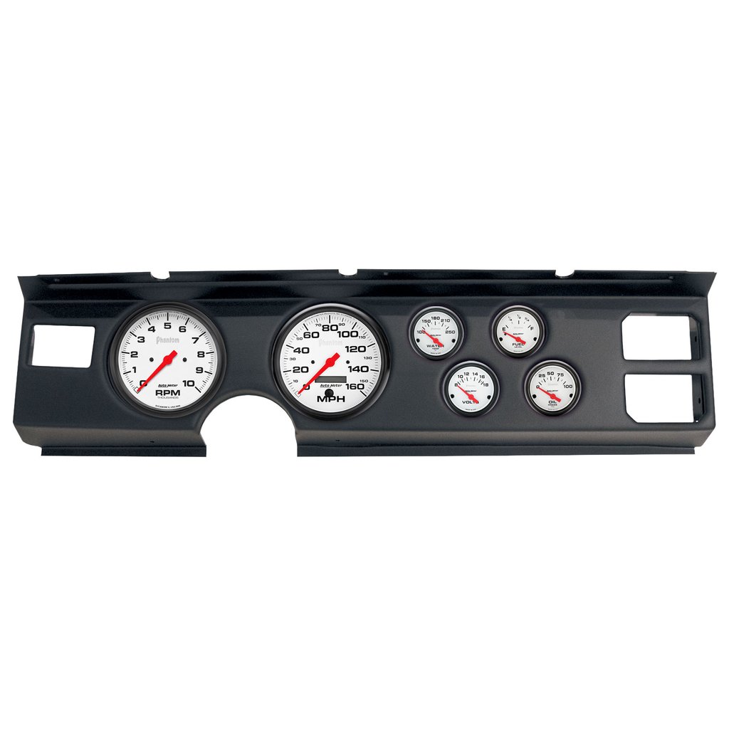 AutoMeter GAUGE KIT, 6 PC, (5" X2, 2 1/16" X4), PONTIAC FIREBIRD 82-84, PHANTOM