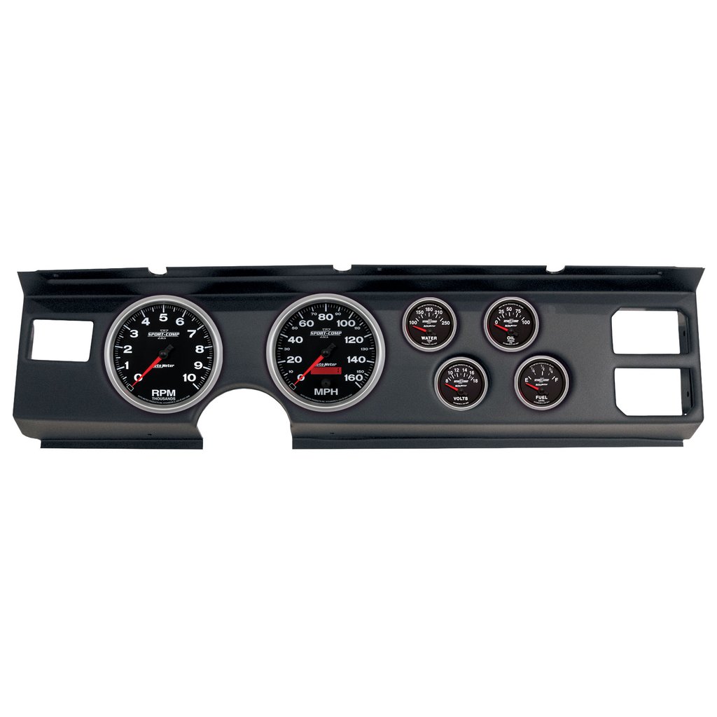 AutoMeter GAUGE KIT, 6 PC, (5" X2, 2 1/16" X4), PONTIAC FIREBIRD 82-84, SPORT-COMP II