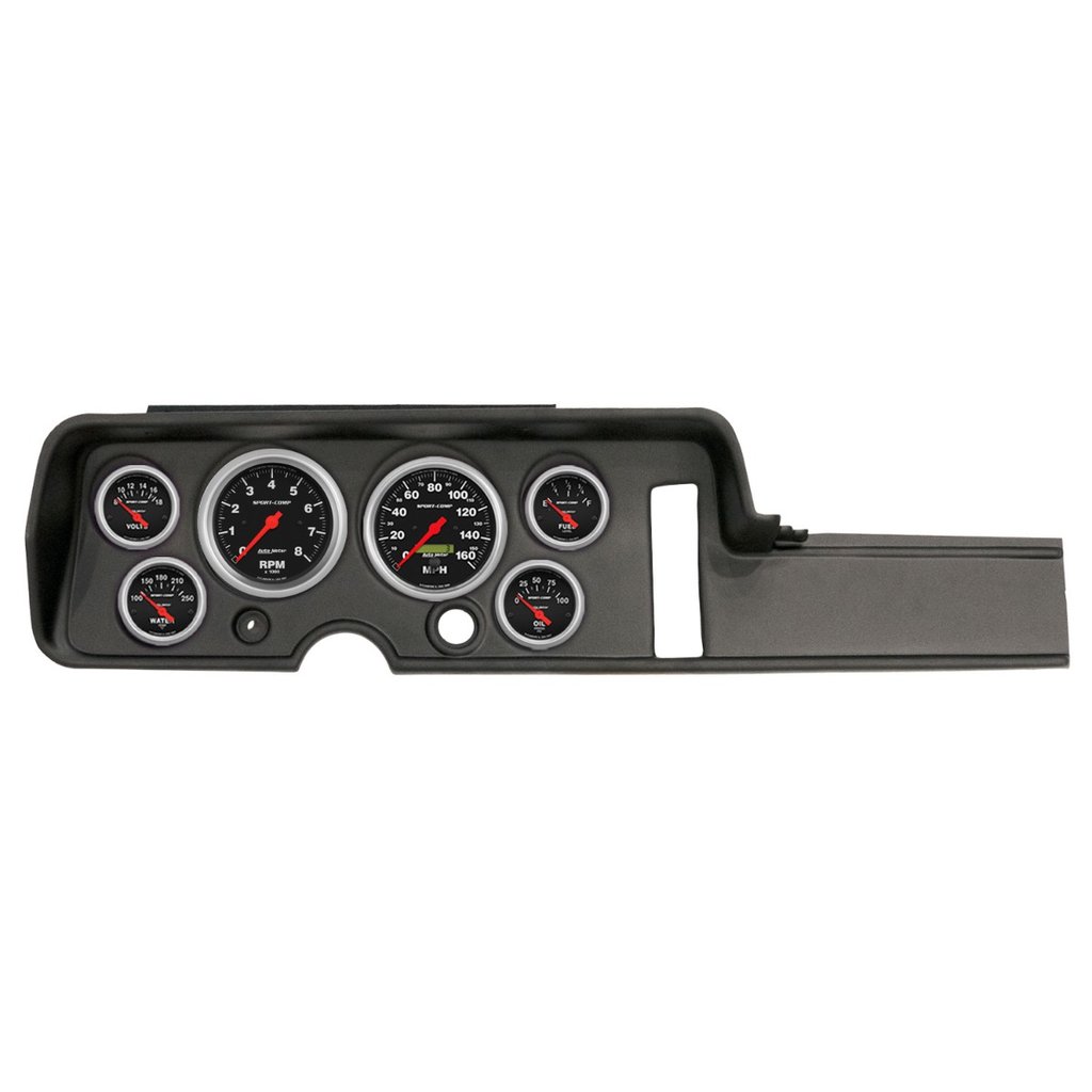 AutoMeter GAUGE KIT, 6 PC, (3 3/8" X2, 2 1/16" X4), PONTIAC GTO/LEMANS 68, SPORT-COMP