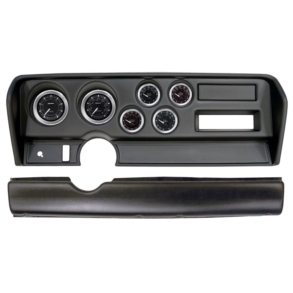 AutoMeter GAUGE KIT, 6 PC, (3 3/8" X2, 2 1/16" X4), PONTIAC GTO NO AC 70-72, CHRONO