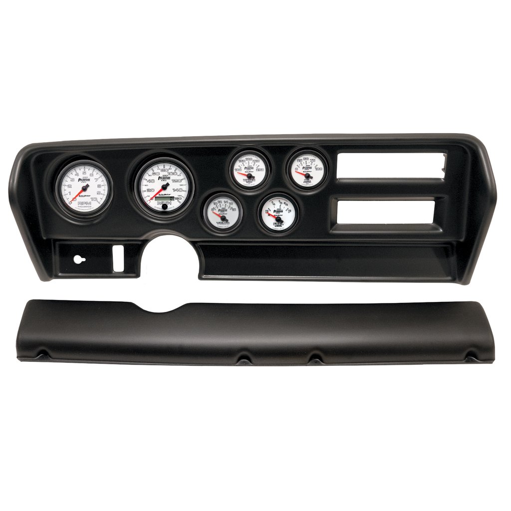 AutoMeter GAUGE KIT, 6 PC, (3 3/8" X2, 2 1/16" X4), PONTIAC GTO AC 70-72, PHANTOM II