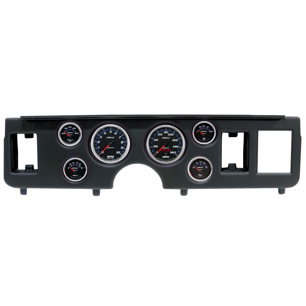 AutoMeter GAUGE KIT, 6 PC, (3 3/8" X2, 2 1/16" X4), FORD MUSTANG 79-86, COBALT