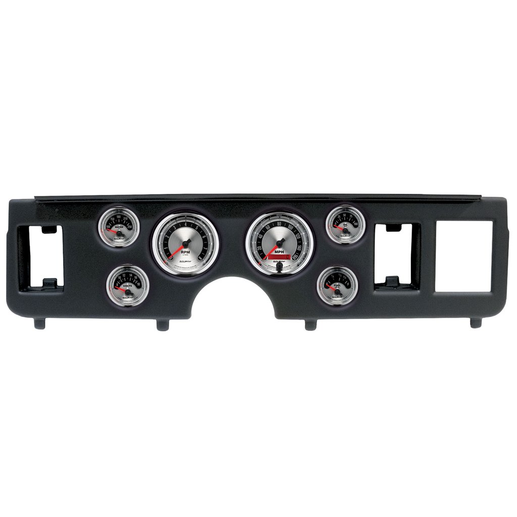 AutoMeter GAUGE KIT, 6 PC, (3 3/8" X2, 2 1/16" X4), FORD MUSTANG 79-86, AMERICAN MUSCLE