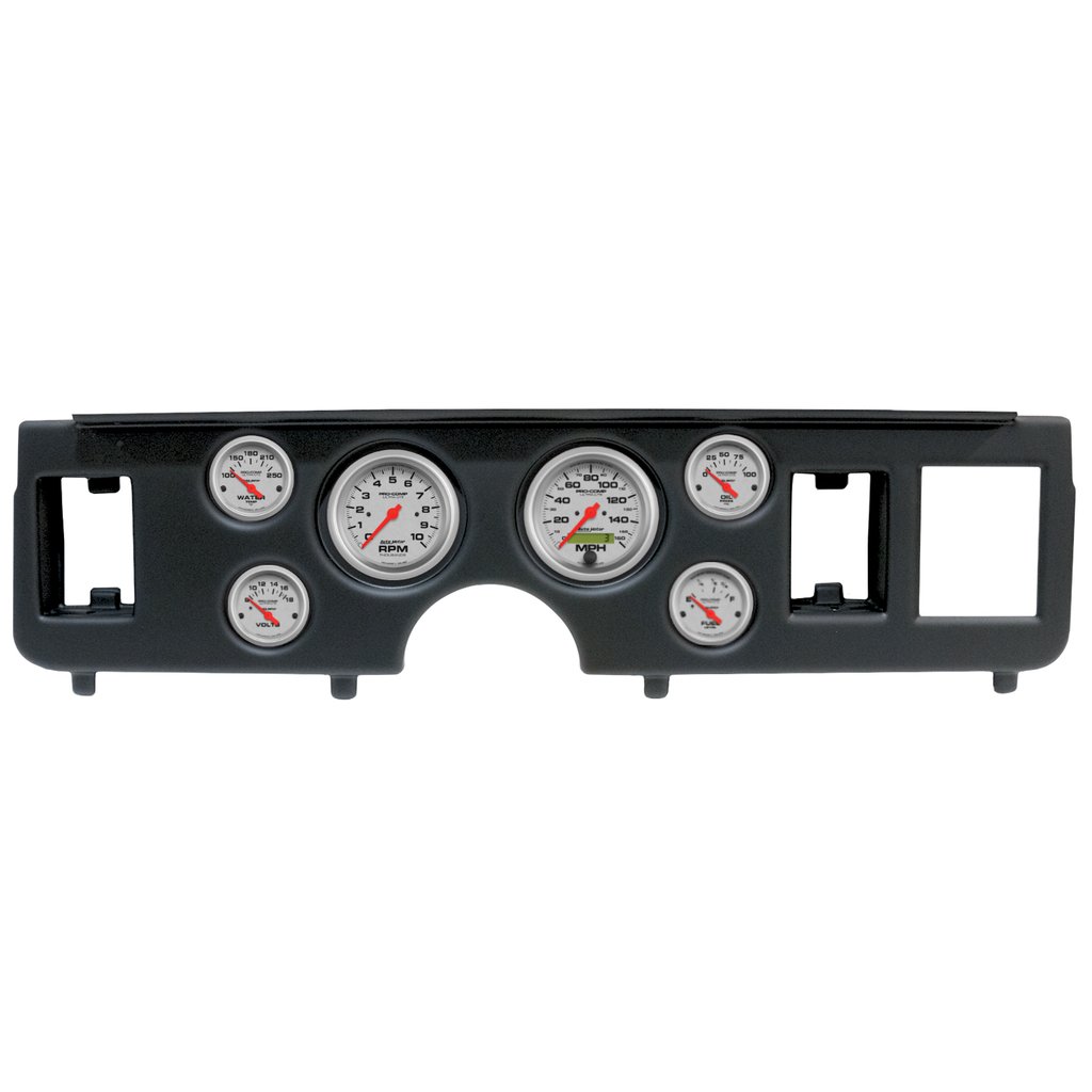 AutoMeter GAUGE KIT, 6 PC, (3 3/8" X2, 2 1/16" X4), FORD MUSTANG 79-86, ULTRA-LITE