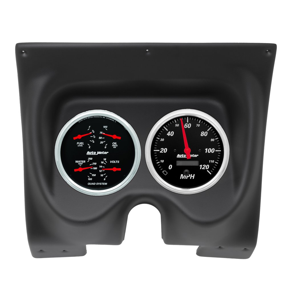 AutoMeter GAUGE KIT, 2 PC, CAMARO/FIREBIRD 67-68, DESIGNER BLACK