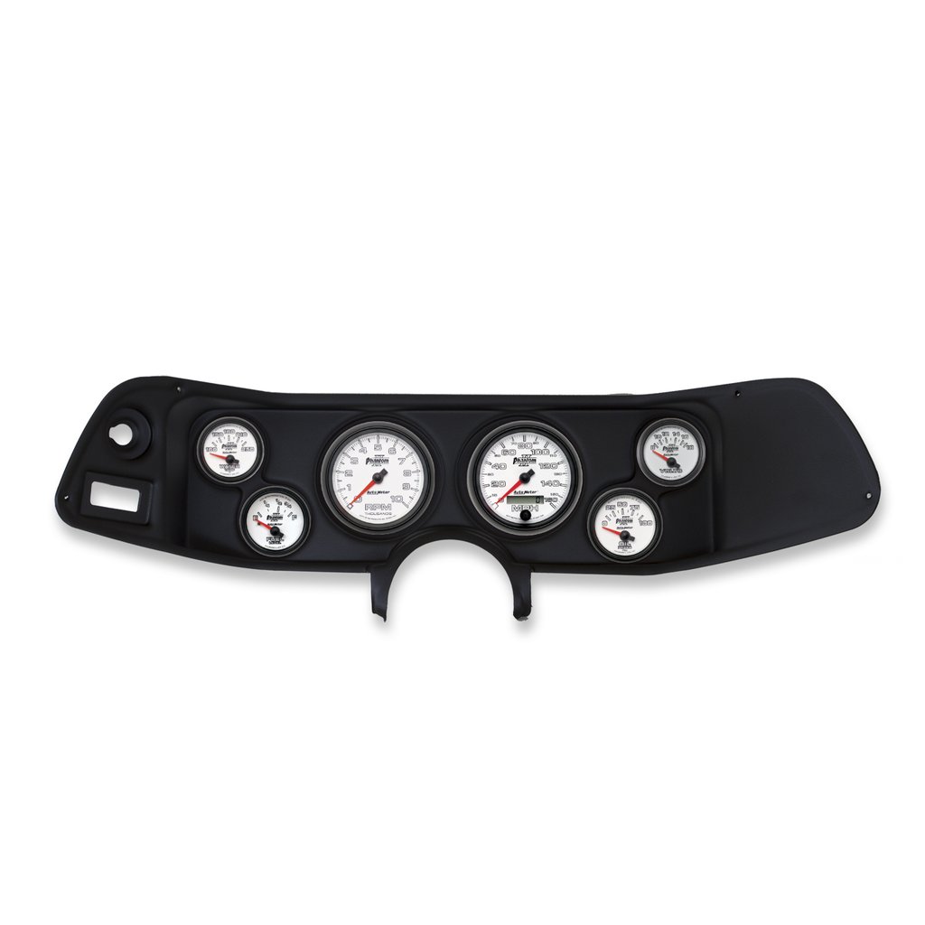AutoMeter GAUGE KIT, 6 PC, CAMARO 70-78, TACH/MPH/FUEL/OILP/WTMP/VOLT, PHANTOM II