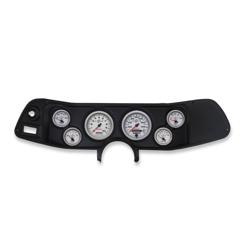AutoMeter GAUGE KIT, 6 PC, CAMARO 70-78, TACH/MPH/FUEL/OILP/WTMP/VOLT, ULTRA-LITE II