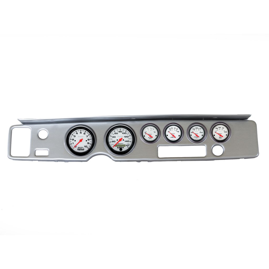 AutoMeter GAUGE KIT, 6 PC, FIREBIRD 70-81, TACH/MPH/FUEL/OILP/WTMP/VOLT, PHANTOM