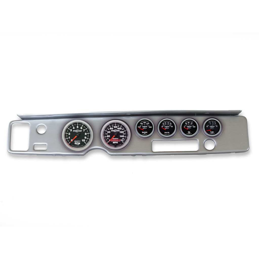 AutoMeter GAUGE KIT, 6 PC, FIREBIRD 70-81, TACH/MPH/FUEL/OILP/WTMP/VOLT, SPORT-COMP II