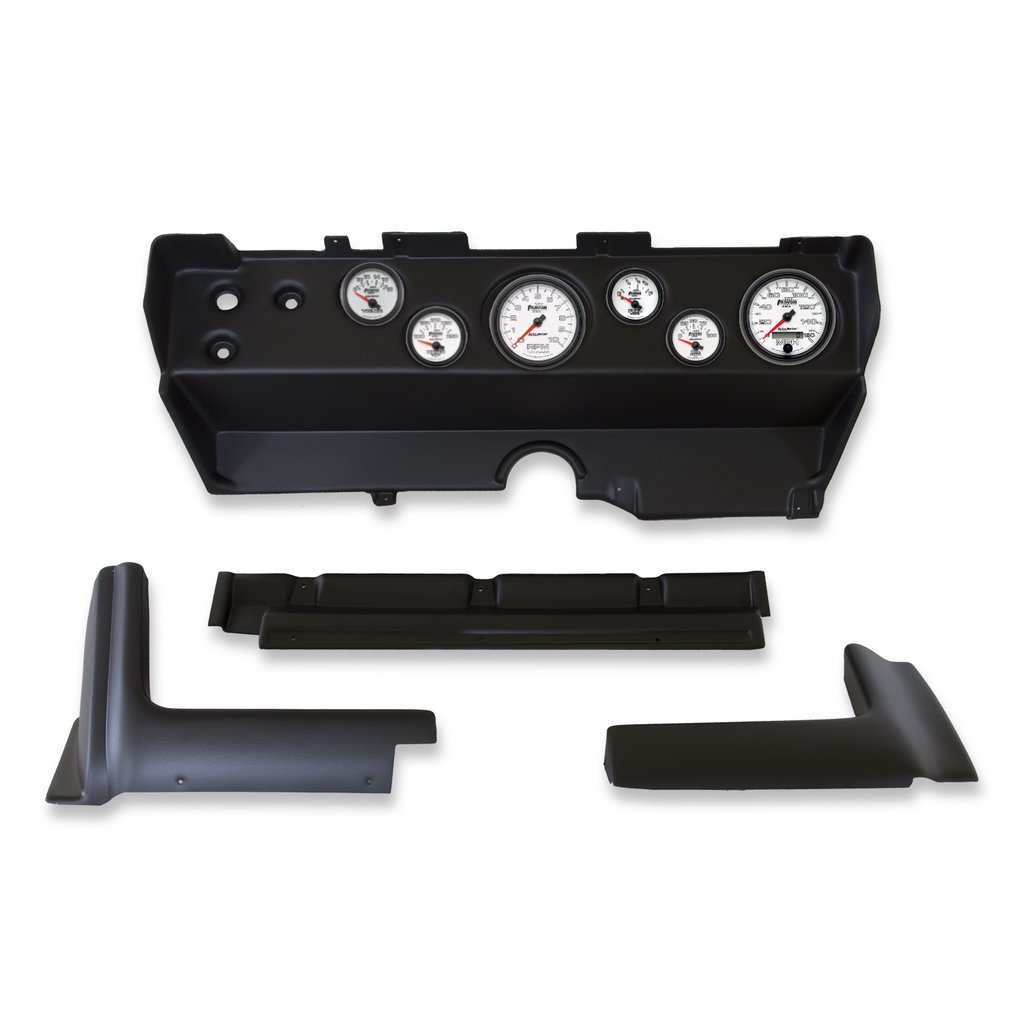 AutoMeter GAUGE KIT, 6 PC, EBODY/CUDA/CHALLENGER 70-74, TACH/MPH/FUEL/OILP/WTMP/VOLT, PHANTOM II