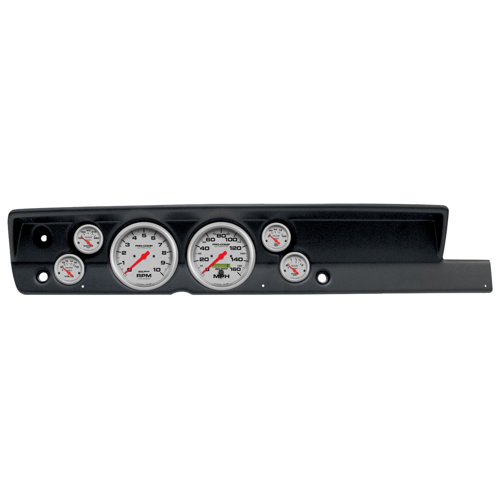 AutoMeter GAUGE KIT, 6 PC, (5" X2, 2 1/16" X4), PLYM CUDA NO HEAT 67-69, ULTRA-LITE