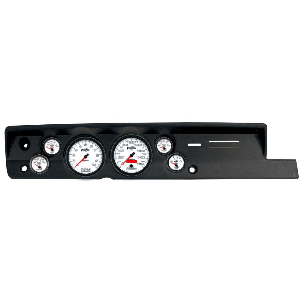 AutoMeter GAUGE KIT, 6 PC, (5" X2, 2 1/16" X4), PLYM CUDA HEAT 67-69, PHANTOM II
