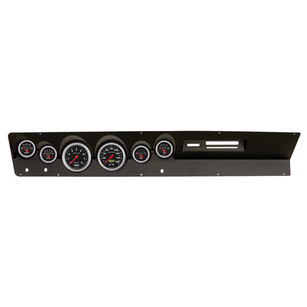 AutoMeter GAUGE KIT, 6 PC, (3 3/8" X2, 2 1/16" X4), DODGE DART 67-69, SPORT-COMP