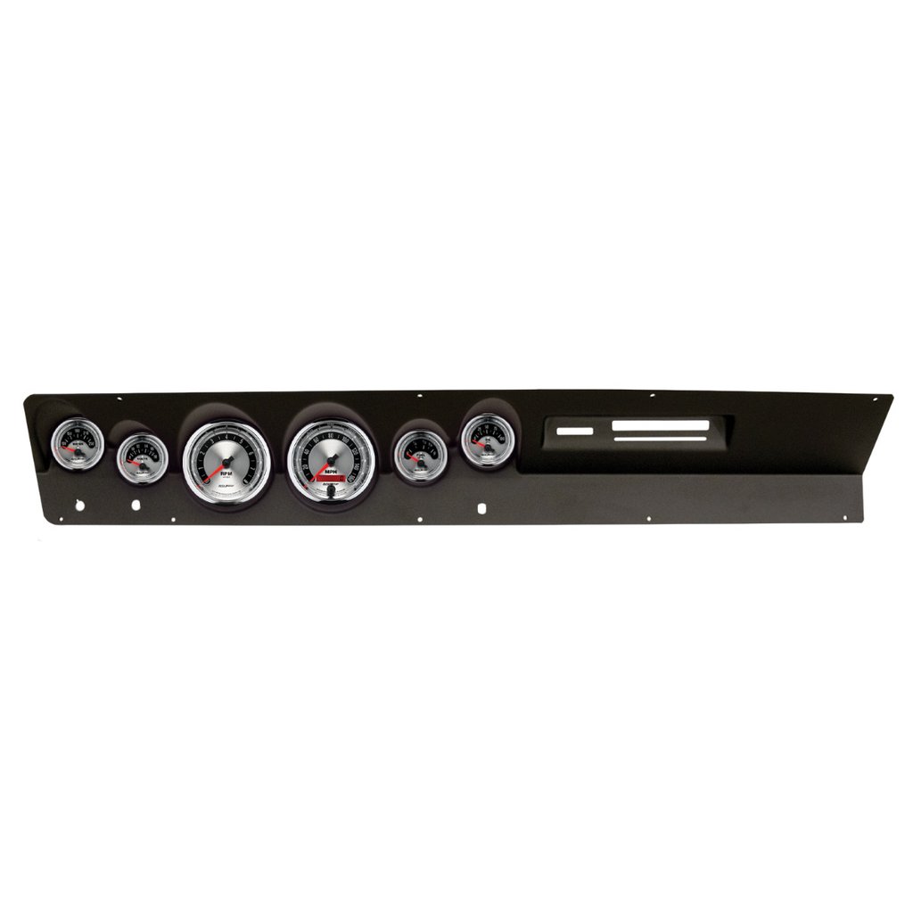AutoMeter GAUGE KIT, 6 PC, (3 3/8" X2, 2 1/16" X4), DODGE DART AC 67-69, AMERICAN MUSCLE