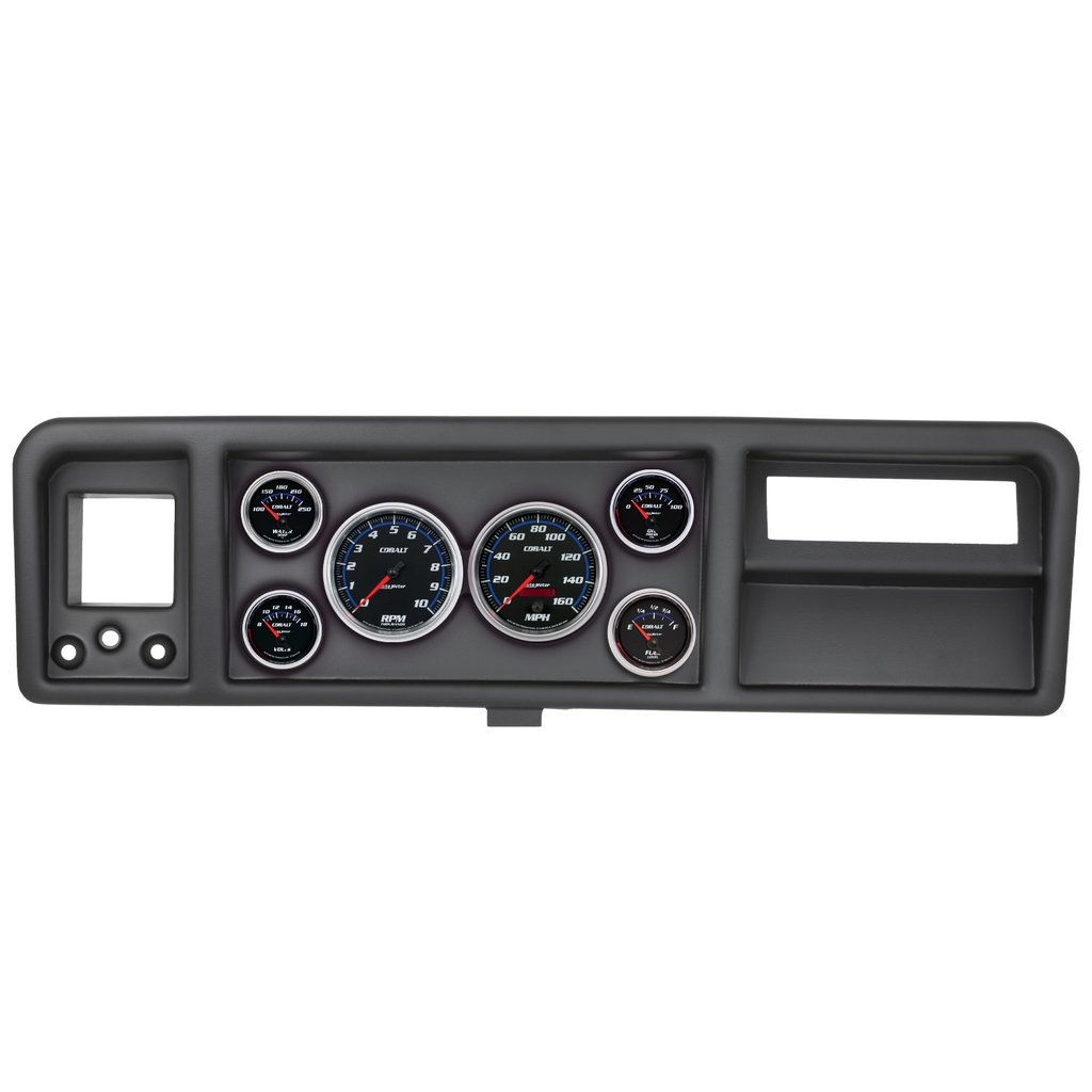 AutoMeter GAUGE KIT, 6 PC, FORD TRUCK 73-79, TACH/MPH/FUEL/OILP/WTMP/VOLT, COBALT