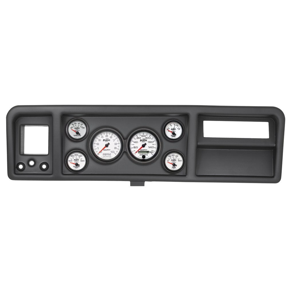 AutoMeter GAUGE KIT, 6 PC, FORD TRUCK 73-79, TACH/MPH/FUEL/OILP/WTMP/VOLT, PHANTOM II