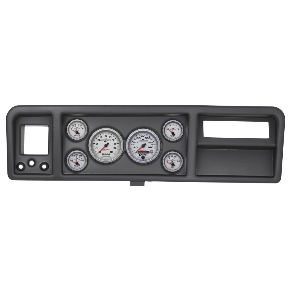 AutoMeter GAUGE KIT, 6 PC, FORD TRUCK 73-79, TACH/MPH/FUEL/OILP/WTMP/VOLT, ULTRA-LITE II