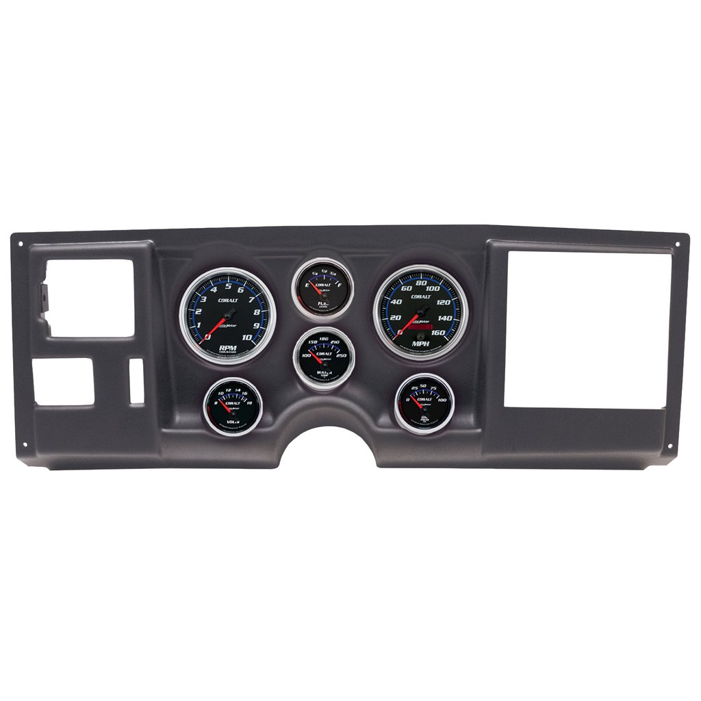AutoMeter GAUGE KIT, 6 PC, (3 3/8" X2, 2 1/16" X4), CHEVY/GMC TRUCK 88-94, COBALT