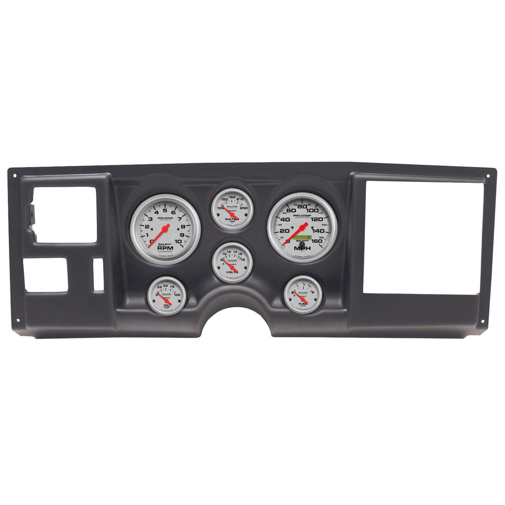 AutoMeter GAUGE KIT, 6 PC, (3 3/8" X2, 2 1/16" X4), CHEVY/GMC TRUCK 88-94, ULTRA-LITE