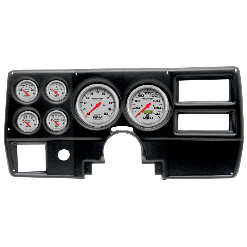 AutoMeter GAUGE KIT, 6 PC, (5" X2, 2 1/16" X4), CHEVY/GMC TRUCK AC 84-87, ULTRA-LITE