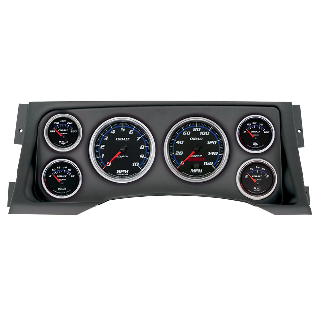 AutoMeter GAUGE KIT, 6 PC, (3 3/8" X2, 2 1/16" X4), CHEVY/GMC TRUCK 95-98, COBALT