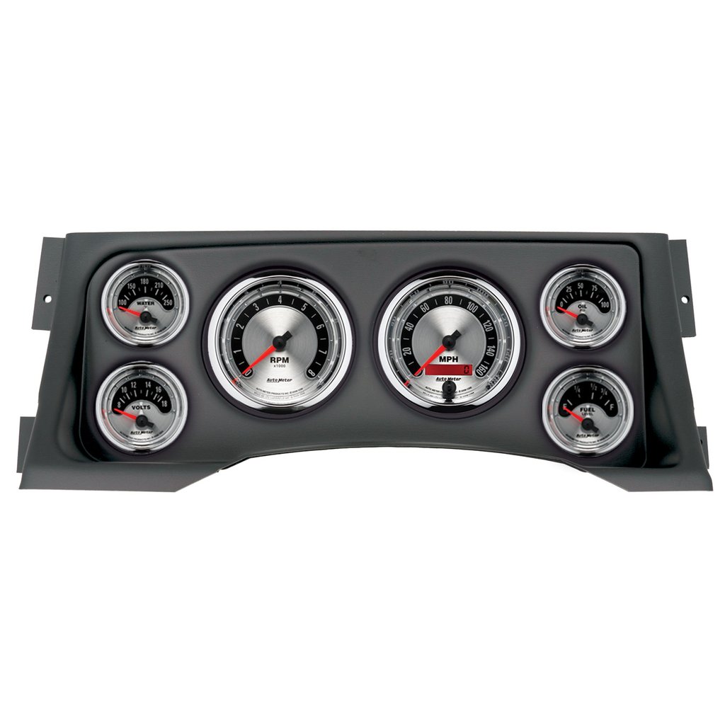 AutoMeter GAUGE KIT, 6 PC, (3 3/8" X2, 2 1/16" X4), CHEVY/GMC TRUCK 95-98, AMERICAN MUSCLE