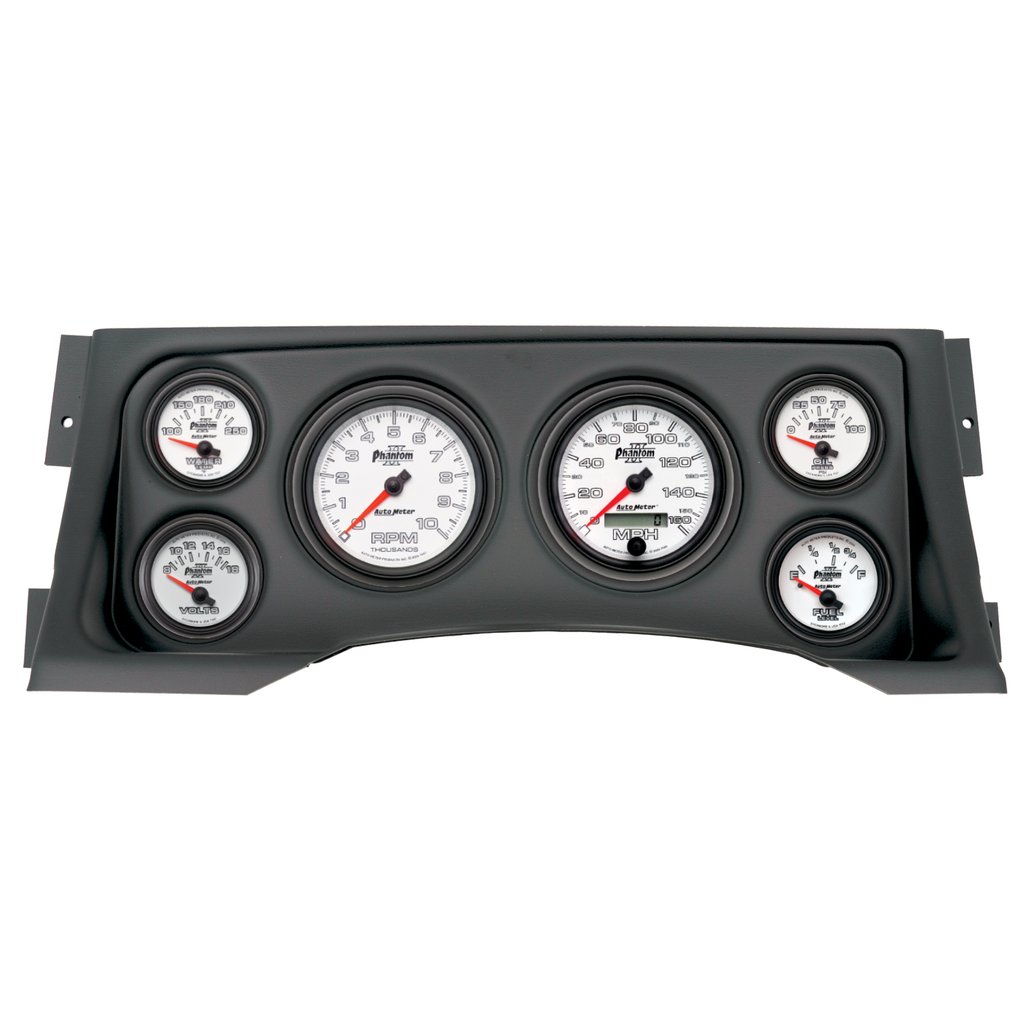 AutoMeter GAUGE KIT, 6 PC, (3 3/8" X2, 2 1/16" X4), CHEVY/GMC TRUCK 95-98, PHANTOM II