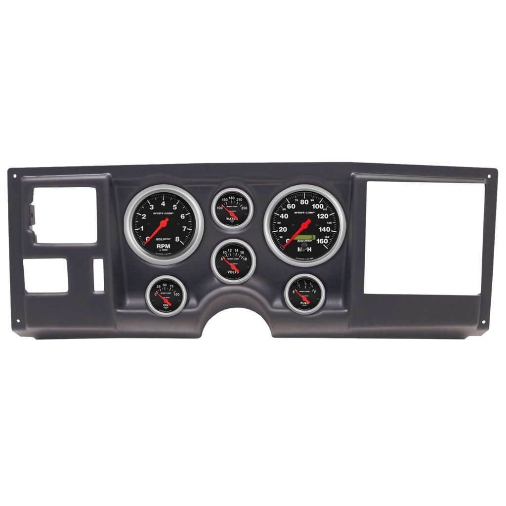 AutoMeter GAUGE KIT, 6 PC, (3 3/8" X2, 2 1/16" X4), CHEVY/GMC TRUCK 88-94, SPORT-COMP