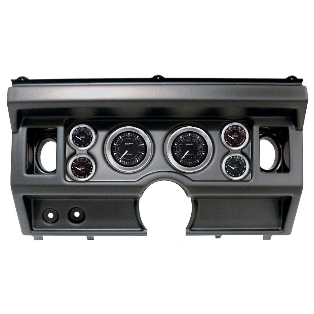 AutoMeter GAUGE KIT, 6 PC, (3 3/8" X2, 2 1/16" X4), FORD TRUCK AC 80-86, CHRONO