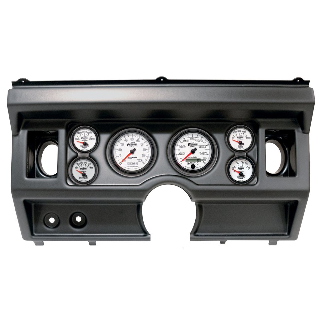 AutoMeter GAUGE KIT, 6 PC, (3 3/8" X2, 2 1/16" X4), FORD TRUCK AC 80-86, PHANTOM II