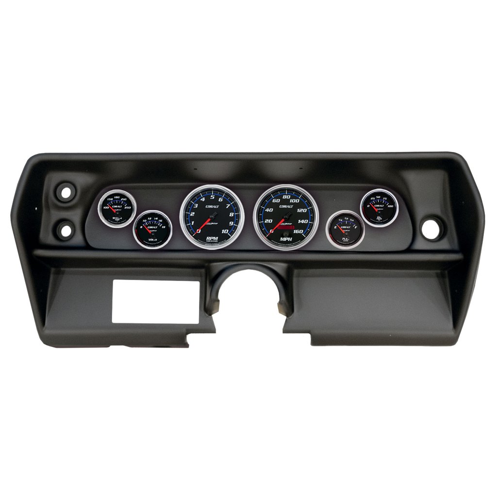 AutoMeter GAUGE KIT, 6 PC, (3 3/8" X2, 2 1/16" X4), CHEVY NOVA 68, COBALT