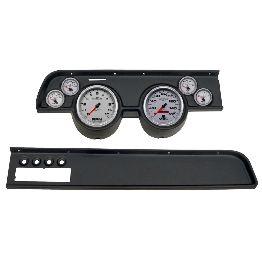 AutoMeter GAUGE KIT, 6 PC, (5" X2, 2 1/16" X4), MERC COUGAR AC 67-68, ULTRA-LITE II