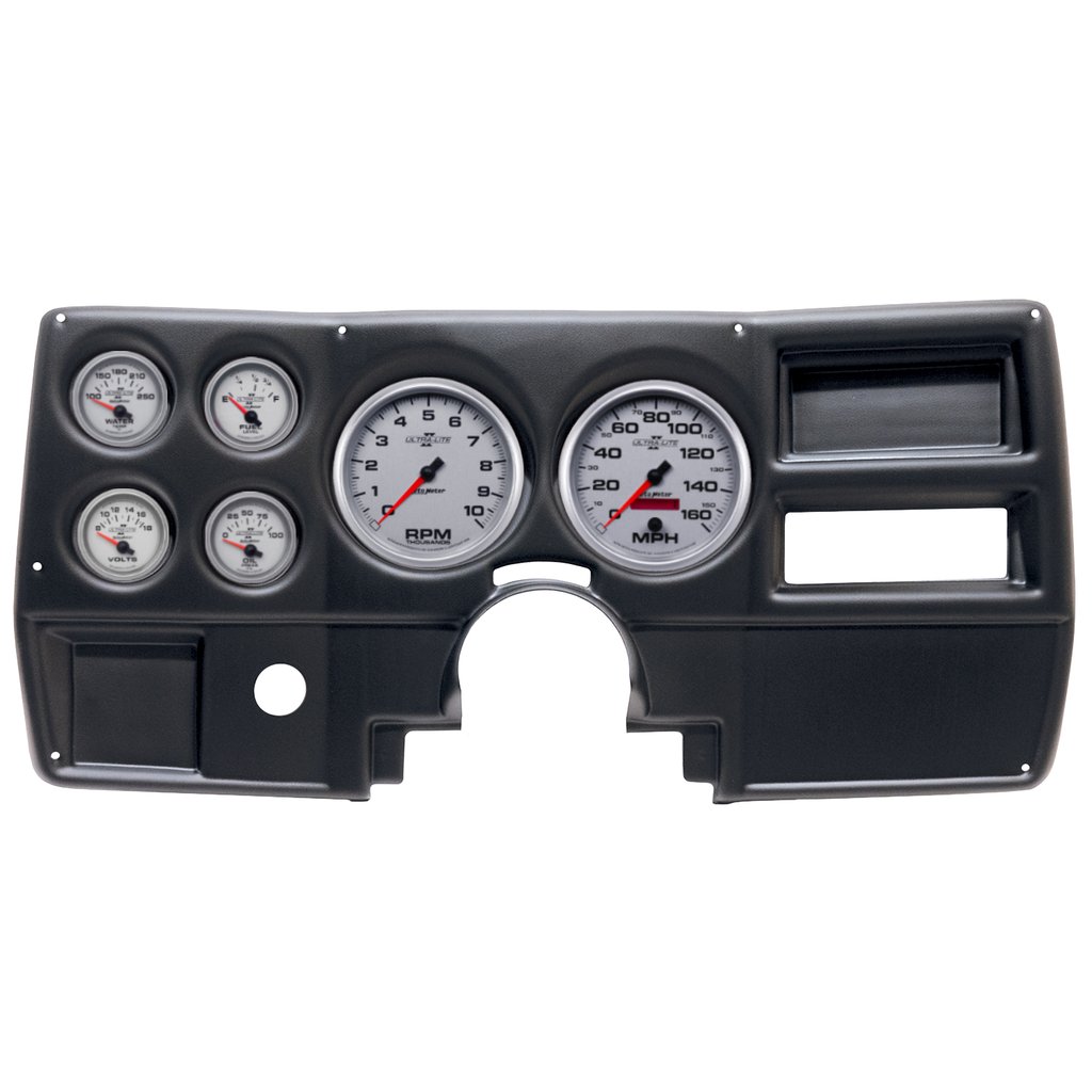 AutoMeter GAUGE KIT, 6 PC, (5" X2, 2 1/16" X4), CHEVY/GMC TRUCK NO VENT 84-87, ULTRA-LITE II
