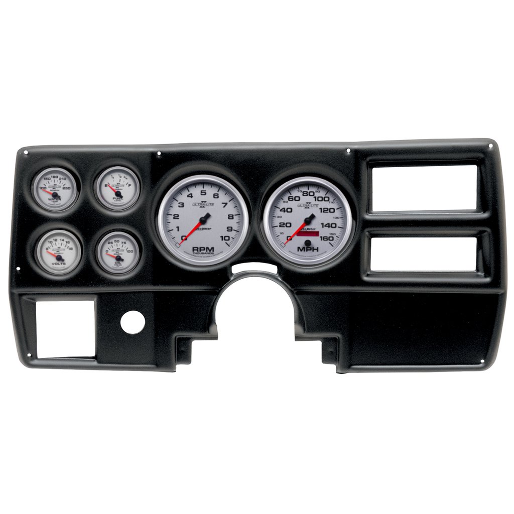 AutoMeter GAUGE KIT, 6 PC, (5" X2, 2 1/16" X4), CHEVY/GMC TRUCK AC 84-87, ULTRA-LITE II