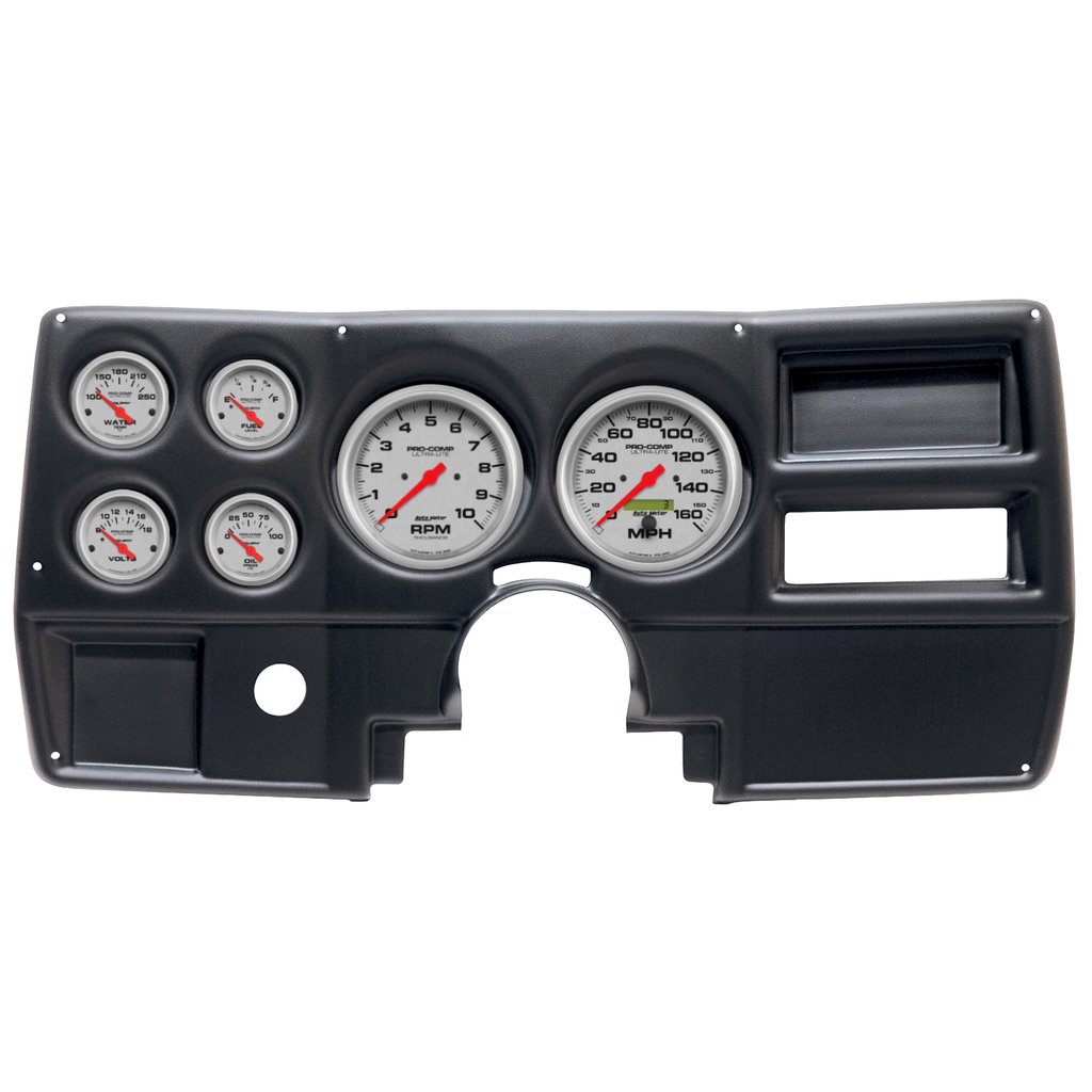 AutoMeter GAUGE KIT, 6 PC, (5" X2, 2 1/16" X4), CHEVY/GMC TRUCK NO VENT 84-87, ULTRA-LITE