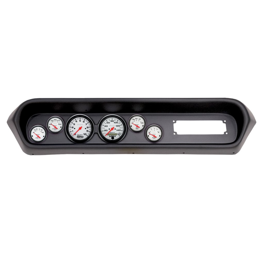 AutoMeter GAUGE KIT, 6 PC, (3 3/8" X2, 2 1/16" X4), PONTIAC GTO/LEMANS 64-65, PHANTOM