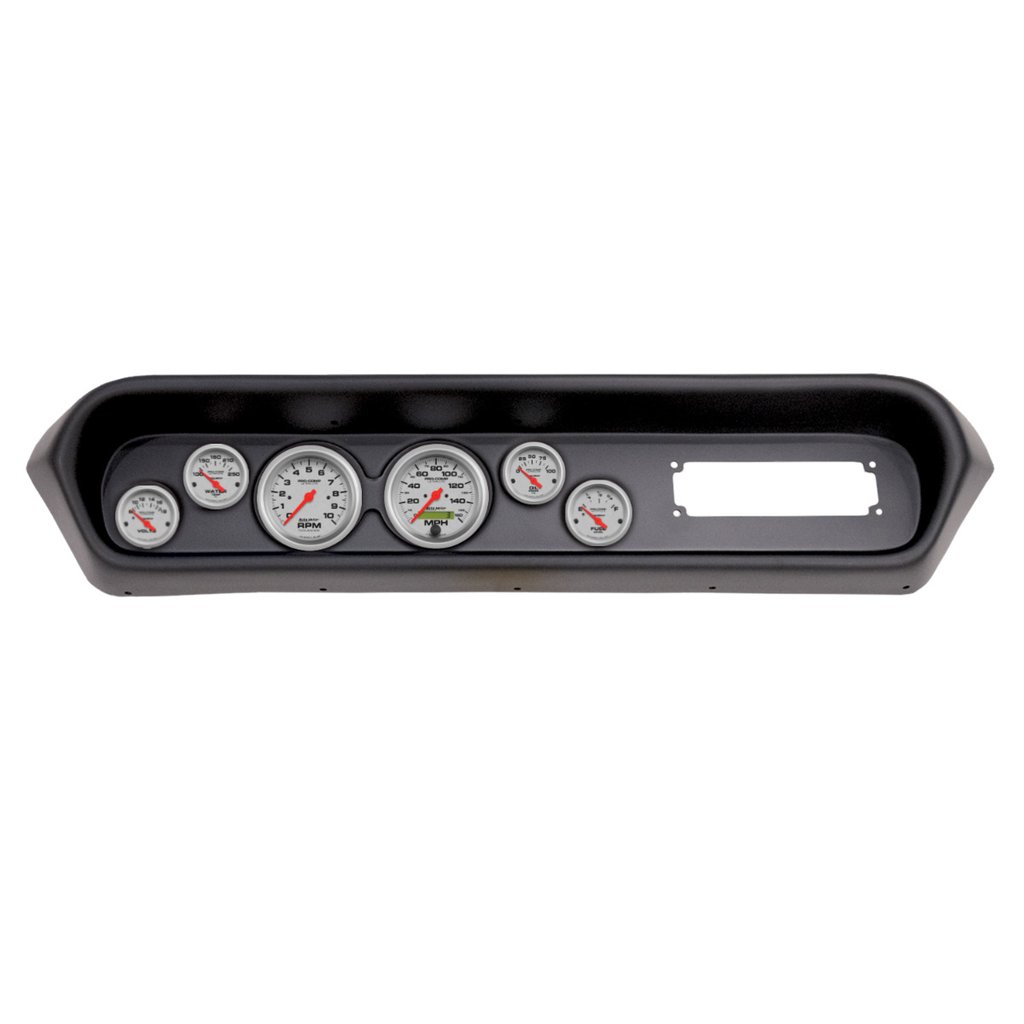 AutoMeter GAUGE KIT, 6 PC, (3 3/8" X2, 2 1/16" X4), PONTIAC GTO/LEMANS 64-65, ULTRA-LITE