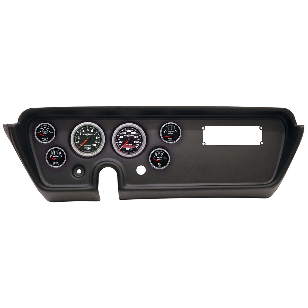 AutoMeter GAUGE KIT, 6 PC, (3 3/8" X2, 2 1/16" X4), PONTIAC GTO/LEMANS 67, SPORT-COMP II