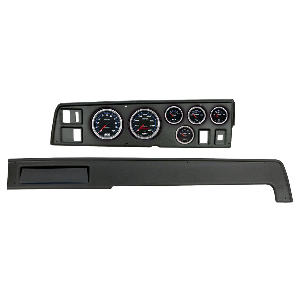 AutoMeter GAUGE KIT, 6 PC, (3 3/8" X2, 2 1/16" X4), DODGE CHARGER 68-70, COBALT