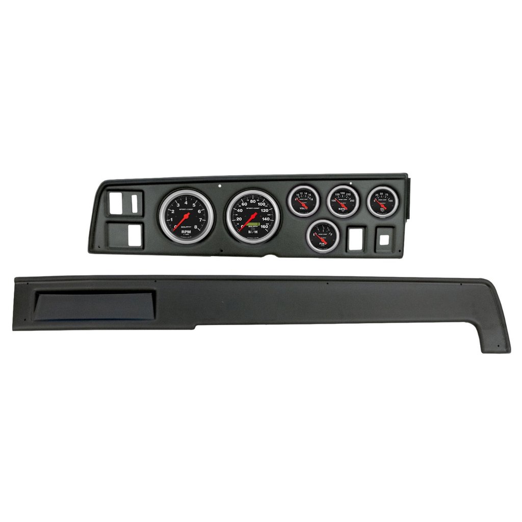 AutoMeter GAUGE KIT, 6 PC, (3 3/8" X2, 2 1/16" X4), DODGE CHARGER 68-70, SPORT-COMP