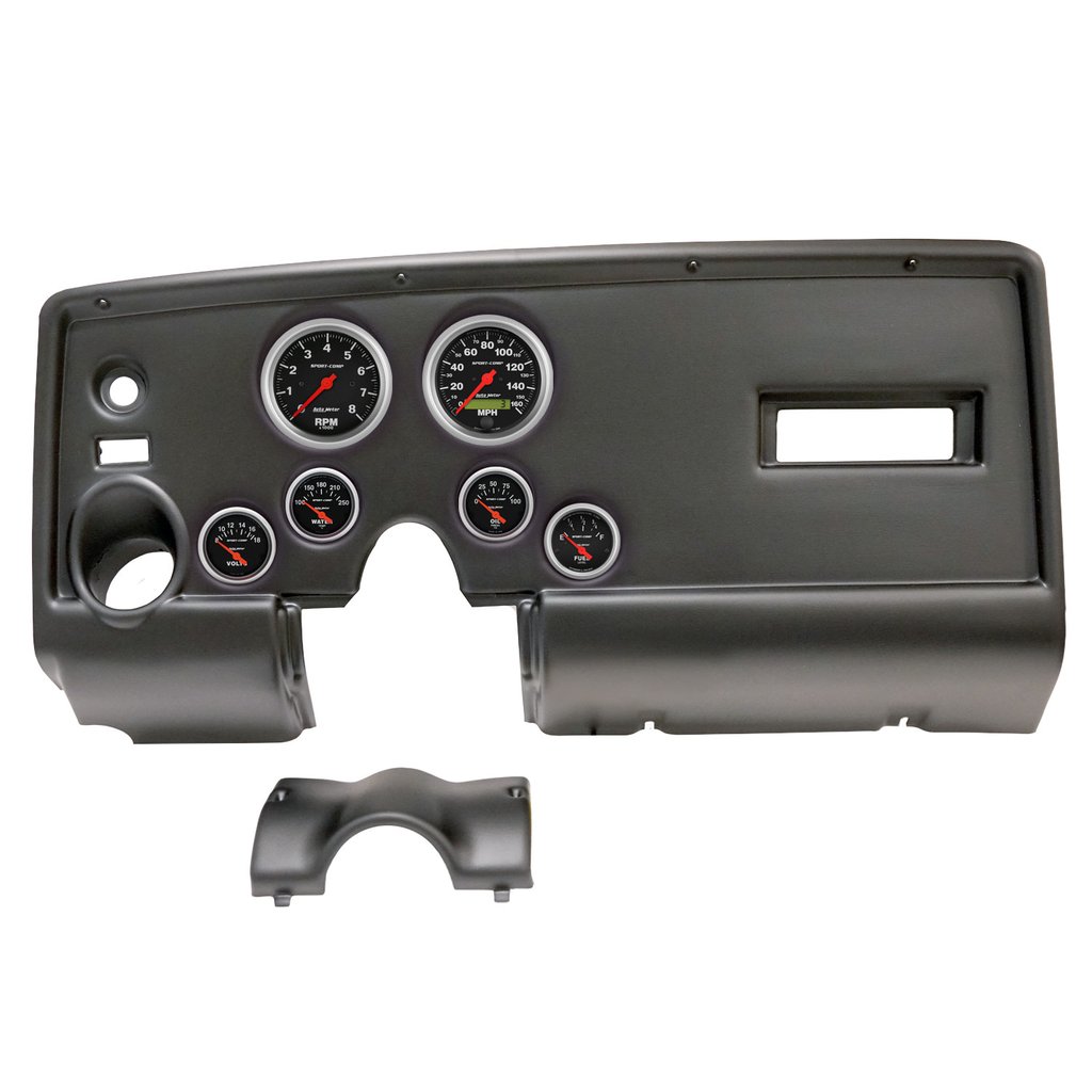 AutoMeter GAUGE KIT, 6 PC, (3 3/8" X2, 2 1/16" X4), PONTIAC FIREBIRD 69, SPORT-COMP