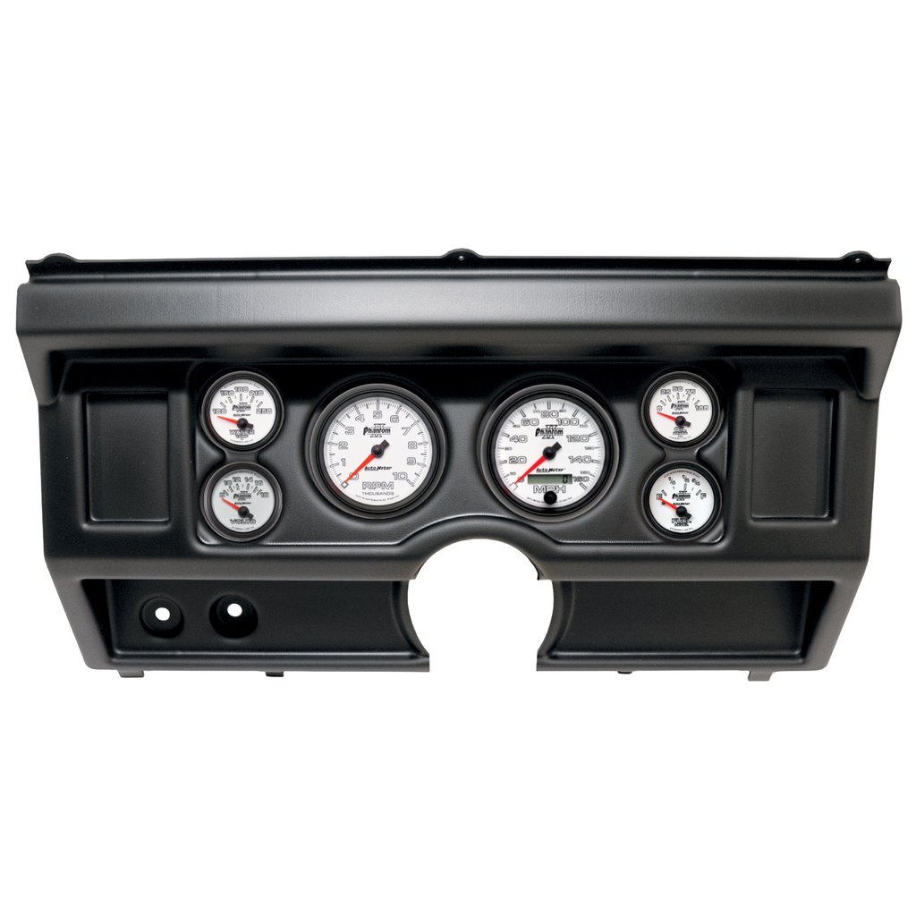 AutoMeter GAUGE KIT, 6 PC, (3 3/8" X2, 2 1/16" X4), FORD TRUCK NO AC 80-86, PHANTOM II