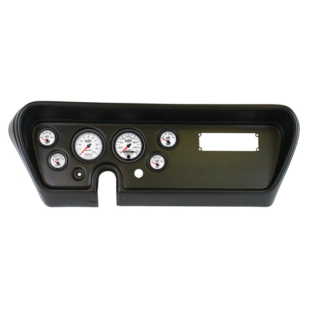 AutoMeter GAUGE KIT, 6 PC, (3 3/8" X2, 2 1/16" X4), PONTIAC GTO 66, PHANTOM II